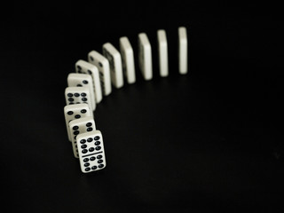 aranged dominoes  