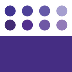 Purple color palette vector illustration