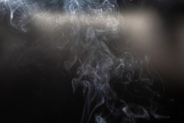 smoke movements background in low light
