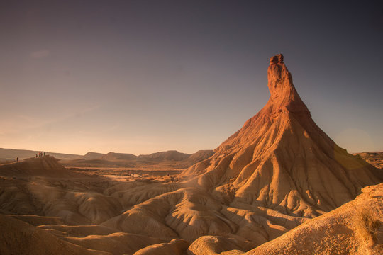 Bardenas Reales desert in Navarra, Spain