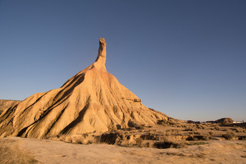 Bardenas Reales desert in Navarra, Spain