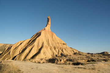 Bardenas Reales desert in Navarra, Spain
