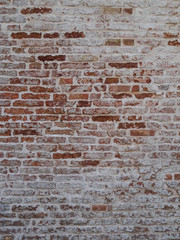 Red brick wall texture background pattern