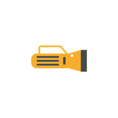 Isolated camping lamp icon flat design