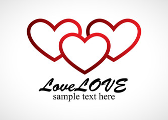 Heart Logo Vector For Valentine Day - Isolated On Gray Background - Vector Illustration. Heart Icon For Wedding, Label, Banner, Symbol, Love Icon And Logo Design. Modern Heart Logo. Trendy Love Icon