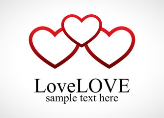 Heart Logo Vector For Valentine Day - Isolated On Gray Background - Vector Illustration. Heart Icon For Wedding, Label, Banner, Symbol, Love Icon And Logo Design. Modern Heart Logo. Trendy Love Icon