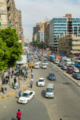 Vistas de las calles y ciudad de El Cairo