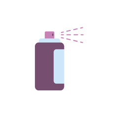 Isolated hair spray icon flat design