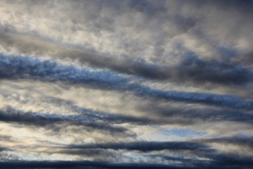 Dramatic sky over Dalsland, Sweden.