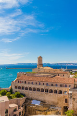 A View in Marseille in France