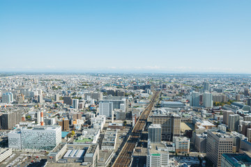 Fototapeta na wymiar 札幌の街並み