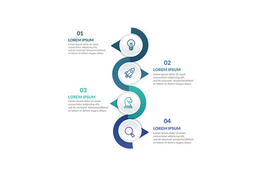 step or process infographic template design . infographic concept for presentations, banner, workflow layout, process diagram, flow chart and how it work
