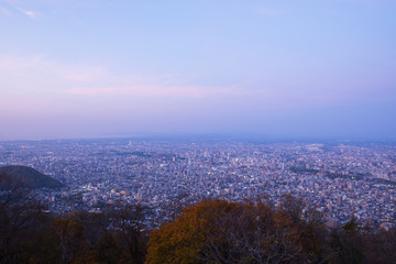 Obraz premium 藻岩山からの景色