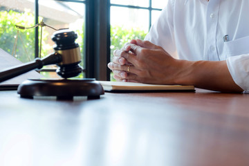 Lawyers give advice and recommend legal proposals. Check legal documents. Business Department of Legal Business Heritage