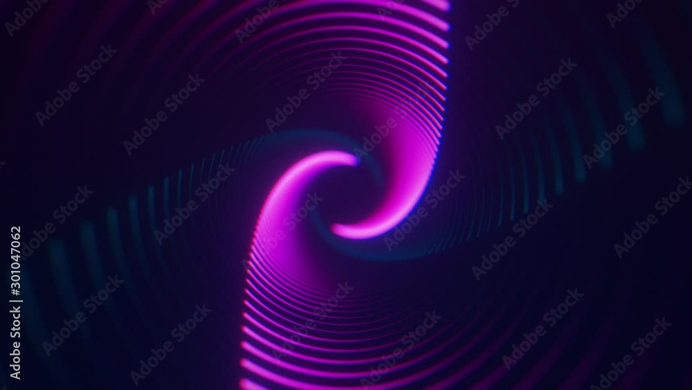Poster abstract rotating aura motion loop seamless