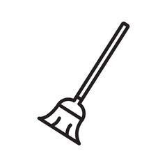 Broom Icon Vector Design Template
