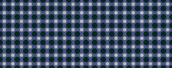 Vintage white blue pyjamas polka dot fabric texture background