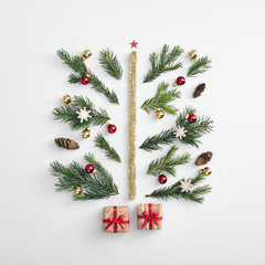 Christmas minimal concept