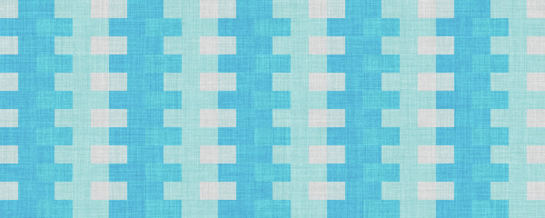 Seamless blue square fabric texture background