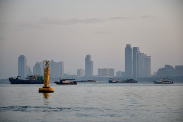 skyline of new york city