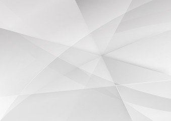 White and grey background. Corporate technology modern design. Pattern style geometric. Abstract modern background used about technology or product presentation backdrop. Vector illustration.