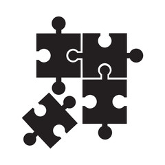 Puzzle Icon Vector Design Template