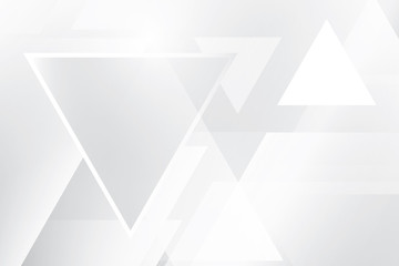Fototapeta premium Abstract geometric white and gray color background. Vector, illustration.