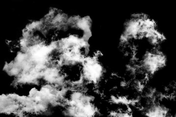 sky with black and white cloud textured background