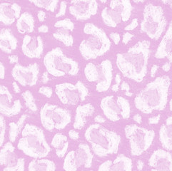 brush strokes pink leopard print