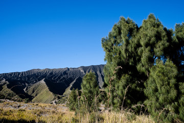 other side of bromo mountain