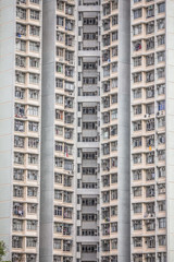 Obraz premium Hong Kong's dense urban and architectural landscape