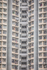 Fototapeta na wymiar Hong Kong's dense urban and architectural landscape