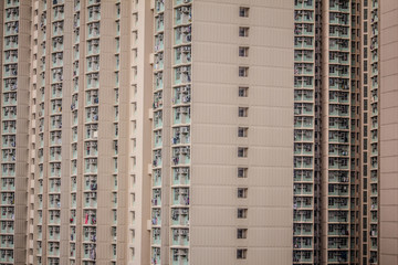 Hong Kong's dense urban and architectural landscape