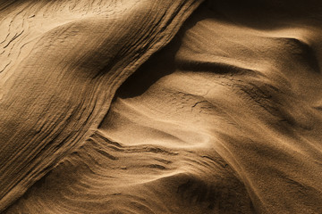 Abstract desert sand pattern.