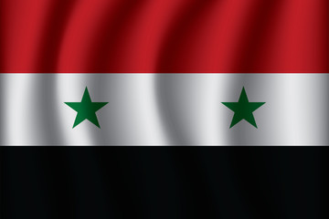 Flag of Syria. Syria Icon vector illustration eps10.