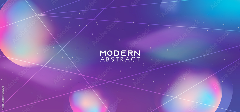 Poster dynamic shapes background with abstract galaxy style. vector eps 10. modern fluid style.