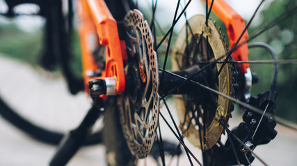bike isolated on white background