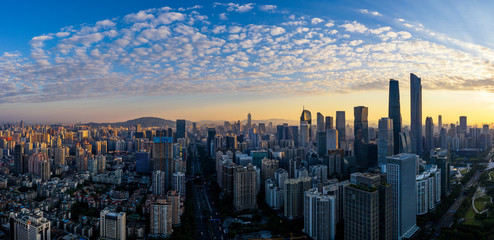 aerial photo of guangzhou