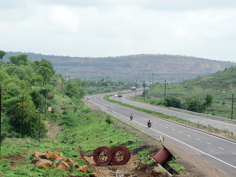 Amaravati-Nagpur Highway near Amravati, Maharashtra, India