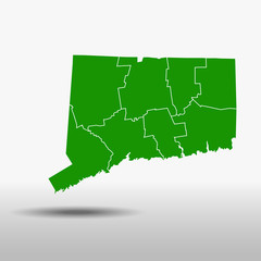 map of  Connecticut