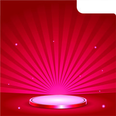Modern Red Circus Prize Background