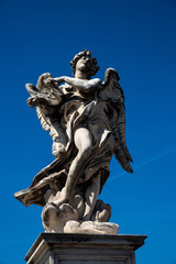 Statue on Sant'Angelo bridge