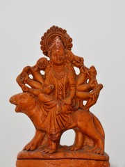 Wooden Goddess Durga