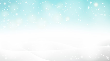 beautiful abstract snowy bokeh background for winter or christmas eps10 vectors illustration