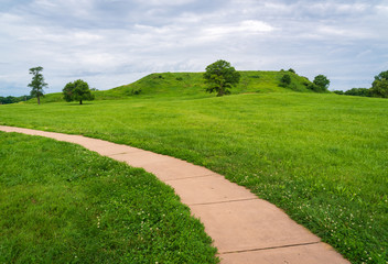 Path to Cahokia Mounds State Historic Site
