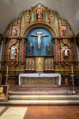 Inside the Historic Parish, Carmel Mission