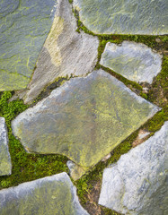 Old brick wall background. Free space for text and design. Vintage Brick Wall Background.