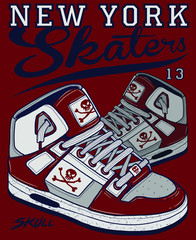 sport footwear illustration graphic design