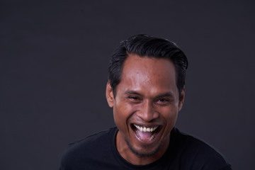 Obraz premium A Man With Happy Face