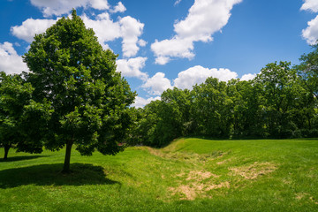 Dug Trench at Fort Miamis National Historic Site